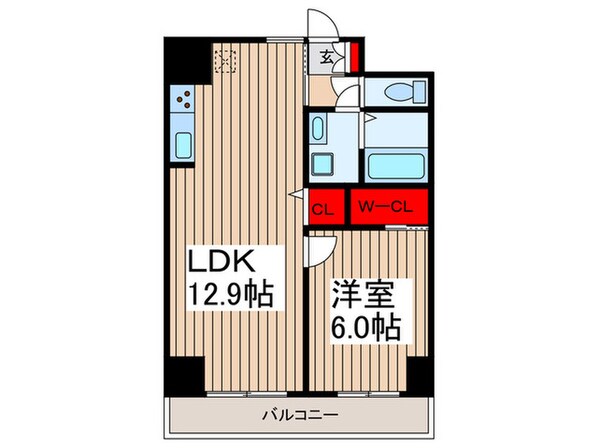 ミリアレジデンス押上の物件間取画像